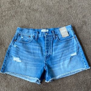 Madewell Blue Jean Shorts NWT